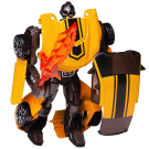 Робот-трансформер ABtoys Авторобот желтый с черной полосой в коробке, 1:43