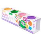 Тесто для лепки BabyDough 4 цвета (персиковый, нежно-розовый, зеленый, фиолетовый) №3
