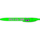 Ручка CENTRUM "Просто будь совой" прорезиненная шариковая автомат, цвет чернил синий, 0.7мм
