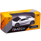 Машинка металлическая Uni-Fortune RMZ City 1:64 Lamborghini Gallardo LP570-4 без механизмов, (белый)