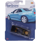 Машинка Abtoys Автосити металлическая без механизмов 1:64 в ассортименте