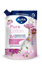 Жидкое мыло AURA Pure Cotton Хлопок и полевые цветы, 2в1 для рук и тела, 450мл