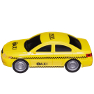 Набор машин Junfa Эвакуатор с машиной такси 1:12 фрикционный свет звук