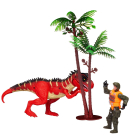 Игровой набор Junfa "Мир динозавров" (большой динозавр, фигурка человека, аксессуары)