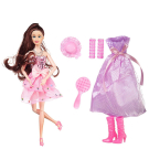 Кукла Junfa Atinil (Атинил) Гардероб модницы На вечеринку (в коротком розовом платье) в наборе с 4 доп.платьями и аксессуарами, 28см
