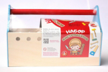 Набор инструментов (молоток, пила, ключ, отвертка, уголок)