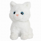 Мягкая игрушка Abtoys Кошечка белая, 15см