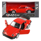 Машина металлическая RMZ City серия 1:32 Porsche 930 Turbo (1975-1989), красный цвет, инерционный механизм, двери открываются