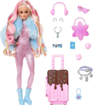 Кукла Mattel Barbie Экстра Fly Снежная