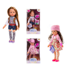 Кукла ABtoys Модница, в наборе с аксессуарами, 3 вида, 30см