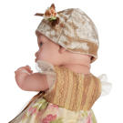 Пупс "Baby So Lovely", 30см (12''), в платьеце с шапочкой и аксессуарами.