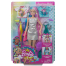 Кукла Mattel Barbie Радужные волосы со съемными разноцветными прядями