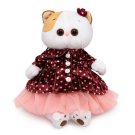 Мягкая игрушка BUDI BASA Кошка Ли-Ли в бархатном жакете и юбочке 24см