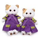Мягкая игрушка BUDI BASA Кошка Ли-Ли в фиолетовом плаще 24см