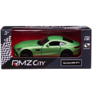 Машина металлическая RMZ City серия 1:32 Mercedes-Benz GT S AMG 2018, 2018 зеленый матовый цвет, двери открываются