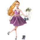 Кукла Junfa Atinil (Атинил) Виновница торжества (в коротком платье) с букетом и аксессуарами 28см
