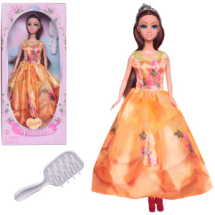 Кукла Junfa Принцесса в длинном золотистом платье 30см