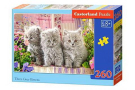 Пазл Castorland 260 деталей Серые котята