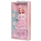 Кукла Junfa Ardana Princess 60 см с диадемой в роскошном длинном розовом платье в подарочной коробке
