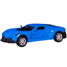 Машинка металлическая Abtoys АвтоСити 1:36 Спортивная инерционная с открывающими передними дверцами синяя свет звук