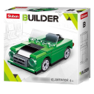 Конструктор Sluban серия Builder: Ретро автомобиль зеленый 45 деталей