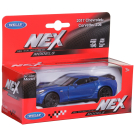 Машинка Welly 1:38 2017 CHEVROLET CORVETTE Z06 синяя