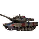 Танковый бой р/у, в наборе: 2 танка (Т90 и Леопард), звуковые и световые эффекты, функция холодного пара, с зарядным устройством, 2,4Ггц масштаб 1:24