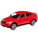 Машина металлическая 1:43 scale BMW X6, цвет красный