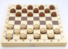 Настольная игра Десятое королевство Шашки деревянные, поле 29см х 29см