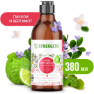 SYNERGETIC Натуральный гель для душа Пачули и ароматный бергамот биоразлагаемый 380мл