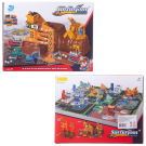 Игровой набор Junfa На стройке с подъемными механизмами и машинкой, большой