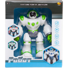Робот ABtoys, световые и звуковые эффекты, бело-зеленый