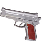 Пистолет ABtoys Боевая сила Набор разведчика (пистолет металлик, бинокль, 12 пуль)