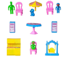 Игровой набор Abtoys В гостях у куклы Кукольный дом с мебелью и человечками