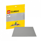 Пластина строительная LEGO серого цвета
