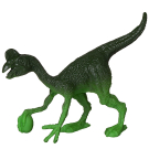 Игровой набор Junfa Динозавры (2 больших динозавра, 2 маленьких динозавра, детали для сборки динозавра, фигурка человека, чемоданчик) свет, звук
