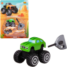 Машинка Abtoys Монстры бездорожья к с пусковым устройством, 3,5х4,5х4,2см