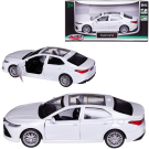 Машинка металлическая MSZ серия 1:43 Toyota Camry, цвет белый, инерционный механизм, двери открываются