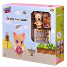 Игровой набор ABtoys Уютный дом Домик для кошки. Кухня