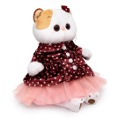 Мягкая игрушка BUDI BASA Кошка Ли-Ли в бархатном жакете и юбочке 27см