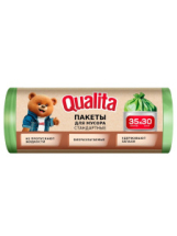 QUALITA Мусорные пакеты стандартные 35л 30шт