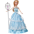 Кукла Junfa Atinil (Атинил) Очаровательная принцесса (в длинном голубом платье) c волшебной палочкой, 28см
