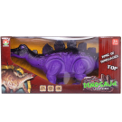 Динозавр Junfa Стегозавр фиолетовый. Движение, свет, звук.