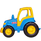Машинка ПОЛЕСЬЕ Трактор Чемпион (в сеточке) синий 36х22,5х26 см