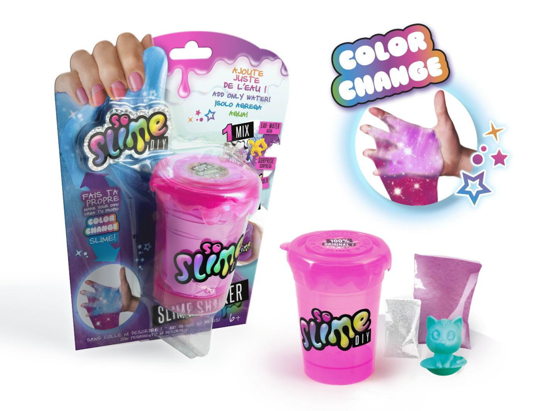 Набор для экспериментов Canal Toys SO SLIME DIY серии "Slime Shaker", розовый