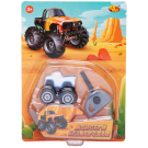 Машинка Abtoys Монстры бездорожья к с пусковым устройством, 3,5х4,5х4,2см