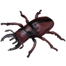 Фигурка гигантская Junfa насекомого "Жук-геркулес", на блистере