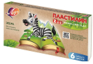 Пластилин ЛУЧ ZOO 6 цветов