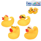 Набор резиновых игрушек для ванной Abtoys Веселое купание 4 предмета (крутые утята)