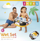 Круг надувной INTEX Kiddie Floats Экскаватор, для малышей с трусами, 1-2 года